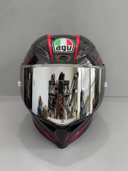Мотошлем AGV avg pista PISTA E2206 красный, зеленый - купить с ...