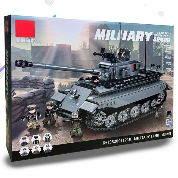 Конструктор Немецкий Танк ARMOR 98200 Армор MILIIARY Набор 1210 детали ...