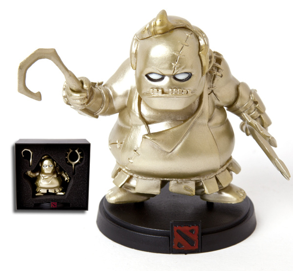 Фигурка DOTA 2 Пудж золотой / Дота 2: Pudge Gold (10см) - купить с ...