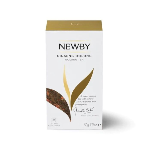 Newby чай Женьшеневый улонг 25 пакетов * 2г. купить на OZON по низкой ...