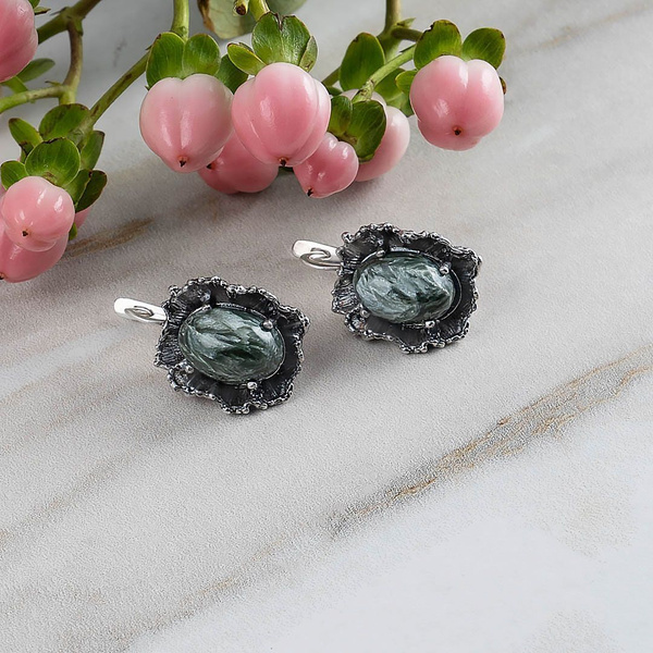 Milana Silver Серьги ювелирные Ювелирные дизайнерские cерьги из серебра ...