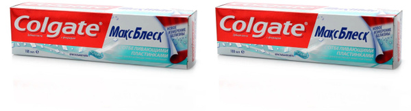 Colgate Зубная паста Макс Блеск, 100 мл, 2 шт купить на OZON по низкой ...