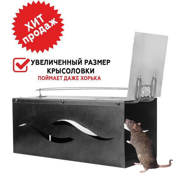 Крысоловка Клетка Большая с перфорацией Макси - купить с доставкой по ...