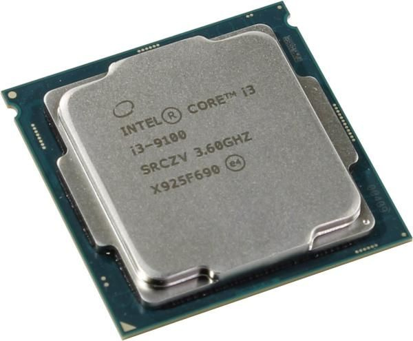 Процессор Intel 9100 Core i3 9-го поколения, OEM (без кулера), 4 яд., 3 ...