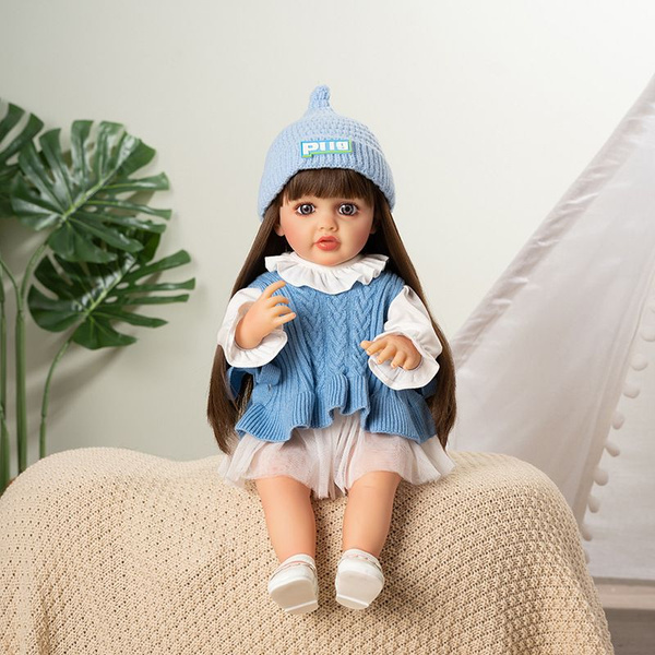 Реалистичная кукла 55 см, кукла-реборн - купить с доставкой по выгодным ...