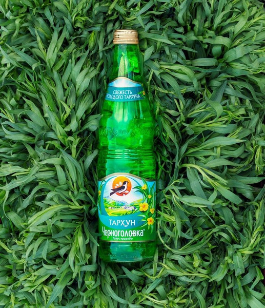 Газированный напиток Черноголовка Тархун стекло (1л*6шт) - купить с ...