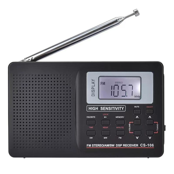Полнодиапазонный AM/SW/FM радиоприемник звуковой частоты, принимающий ...