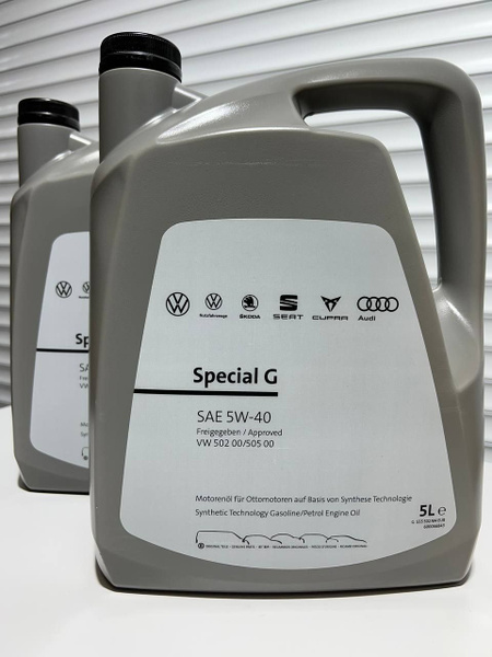 Масло моторное VAG (VW/Audi/Skoda/Seat) Special 5W-40 Синтетическое ...