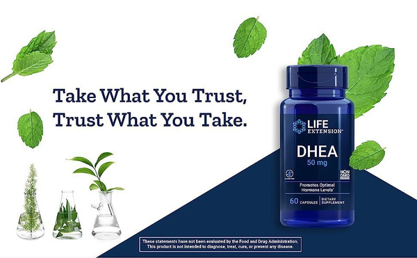Life Extension DHEA / ДГЭА 50 мг / Дегидроэпиандростерон 50 мг 60 ...