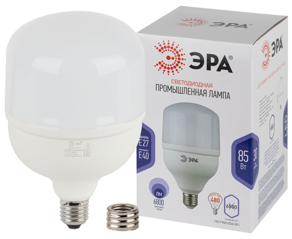 Лампа светодиодная ЭРА STD LED POWER T140-85W-6500-E27/E40 Е27 / Е40 ...
