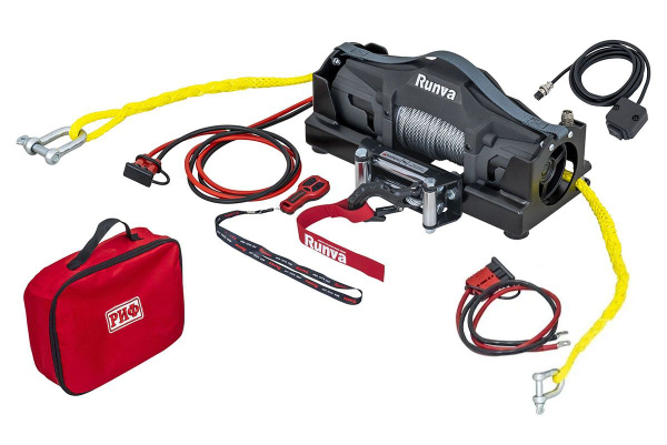 Лебедка автомобильная Runva электрическая 12V 6000 lbs 2720 кг ...