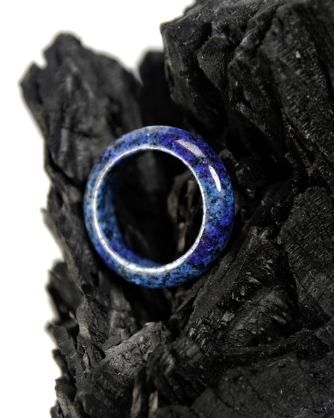 Кольцо Лазурит - размер 19-20, натуральный камень - дарует счастье и ...