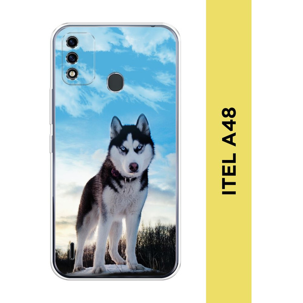 Силиконовый чехол на Itel A48 / Айтел А48 "Хаски 3" - купить с ...