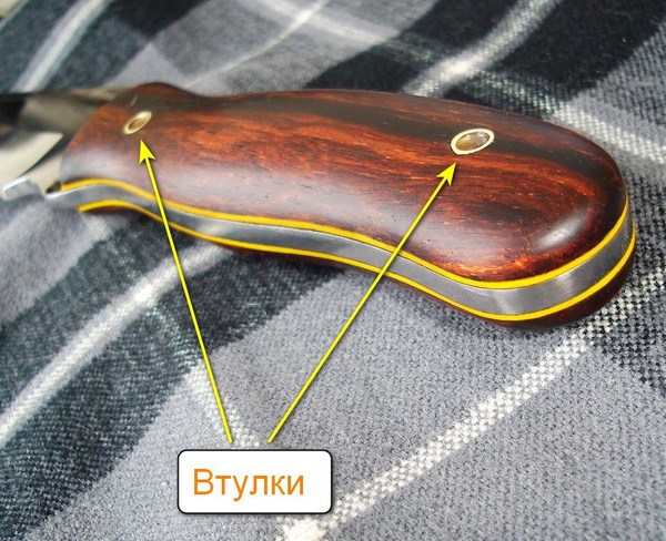Заклепка втулка резьбовая для ручек ножей М5 (желтый) купить на OZON по ...