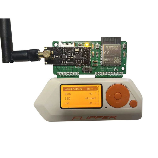 Флиппер Зеро WiFi мультиборд NRF24+ESP32 для разработки - купить с ...