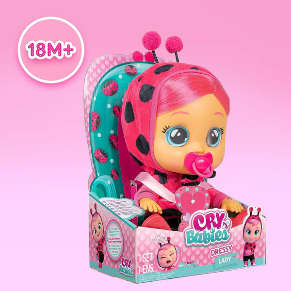 Плачущая интерактивная кукла Cry babies Kristal Край бебис Кристал ...