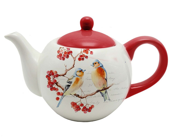 Чайник заварочный PRIMA COLLECTION из доломита Птицы на ветке, 730 мл ...