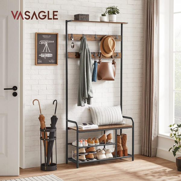 Вешалка напольная «VASAGLE», 180.5 см х 85 см х 30 см - купить по ...