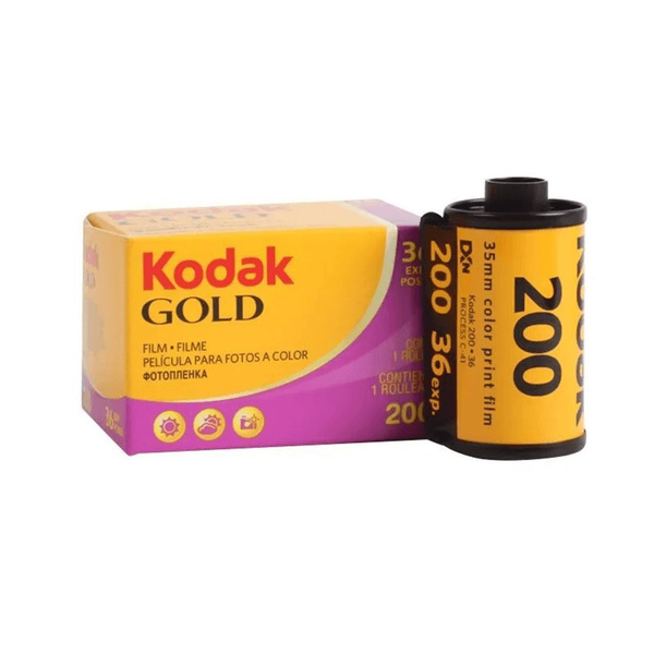 Фотопленка 135 Kodak GOLD 200 36 кадров 08.2025 (Упаковка 5 шт ...