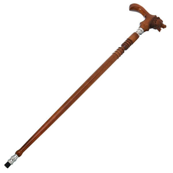 Деревянная опорная трость "Медведь" - купить с доставкой по выгодным ...