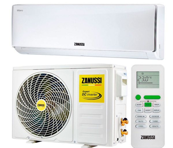 Сплит-система инверторного типа Zanussi Milano DC Inverter ZACS/I-12 HM ...