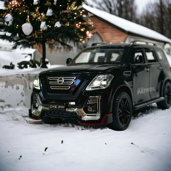 Машинка металлическая модель Nissan Patrol/ Нисан Патрол (1:24) 21 см ...