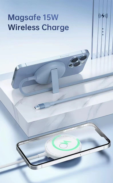 Беспроводное зарядное устройство pad_magsafe, 15 Вт, Quick Charge 3.0 ...