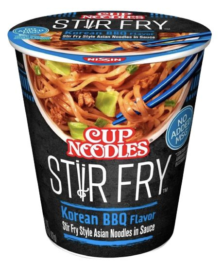 NISSIN/ Лапша Cup Noodles Stir Fry Корейский барбекю 85гр, Америка ...