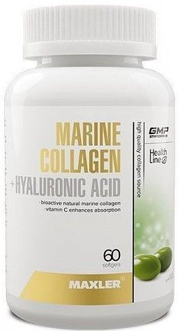 Коллаген Marine Collagen + Hyaluronic Acid, 120 капс. - купить с ...