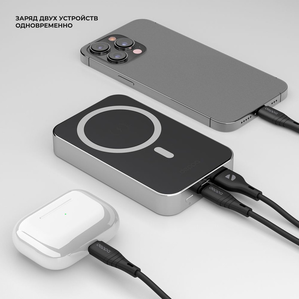 Внешний аккумулятор (Power Bank) Deppa Внешний АКБ NRG MageSafe ...