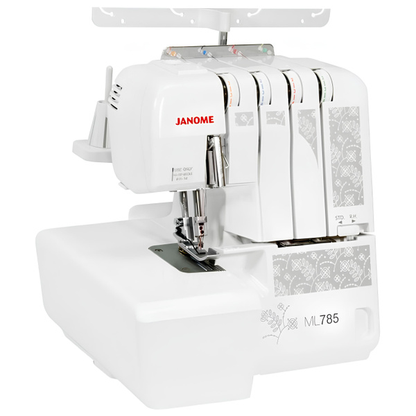 Оверлок Janome ML 785 / Джаноме / 2-3-4х ниточный / 19 видов швов ...