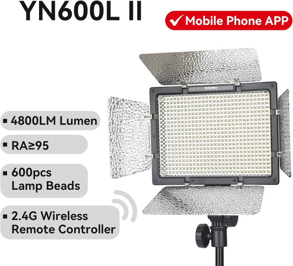 Светодиодный видеосвет YONGNUO YN600L II, 5500 К - купить с доставкой ...