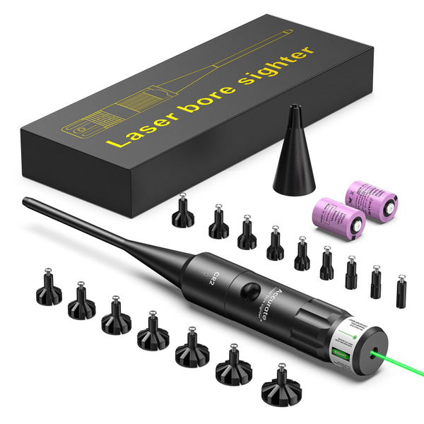 MidTen BoreSighter для калибра от 0,17 до 12 калибра с яркозеленой