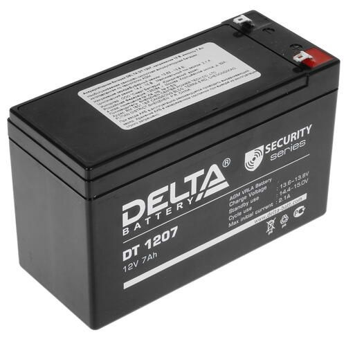 Акб dt 1207. Батарея для ИБП Delta DT 1207. Аккумулятор Дельта 12в 7ач. Delta Battery DT 1207 12в 7 а·ч. Дельта ДТ 12100