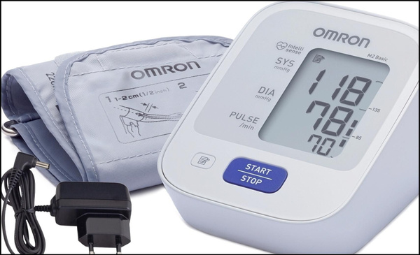 Тонометр Omron M2 Basic HEM-7121-ARU + адаптер питания - купить с ...