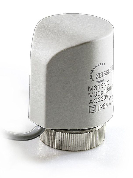 Сервопривод термоэлектрический TIM M315NO (нормально открытый) - купить ...