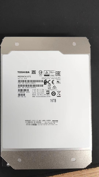 16 ТБ Внутренний жесткий диск Toshiba MG08ACA16TE (MG08ACA16TE ...