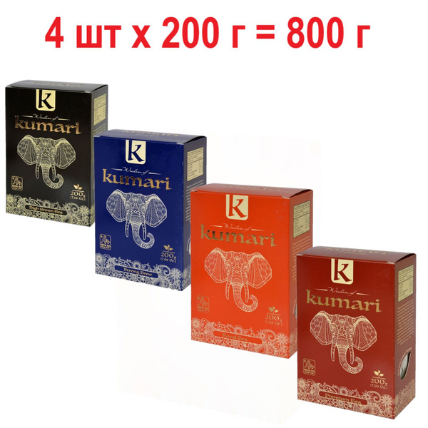 800 гр Чай Кумари Непальский Чёрный Листовой Wisdom of KUMARI Royal Tea ...