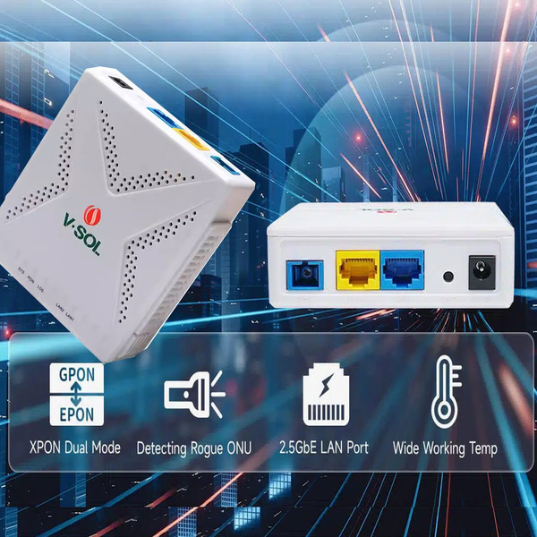 2,5 Гб XPON ONT V2801RH/V2802RH EPON GPON ONU SC разъем контактный ...