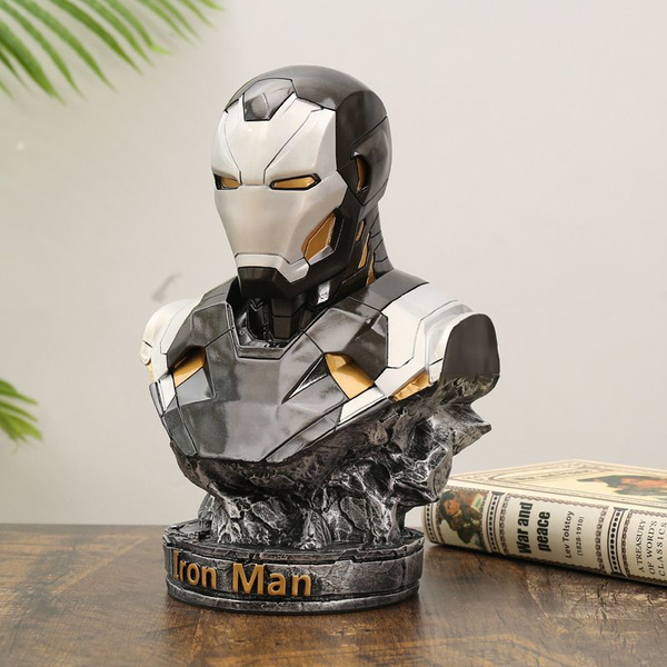 Marvel Avengers GK Модель из смолы Бюст Железного человека Статуя MK46 ...