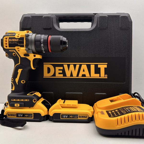 Шуруповерт DeWalt Бесщеточный Девольт 18В, От аккумулятора - купить по ...