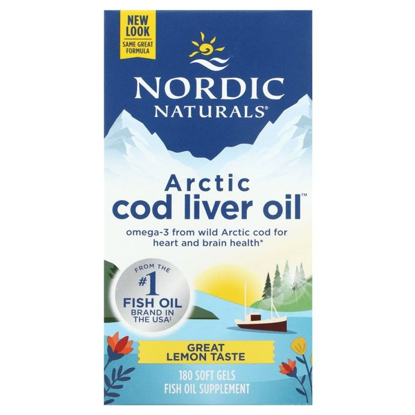 Nordic Naturals, Масло печени арктической трески в таблетках, со вкусом ...