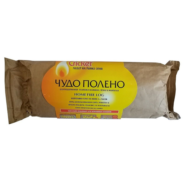 Полено длительного горения Чудо Полено, 1 упаковка - 8 шт - купить с ...