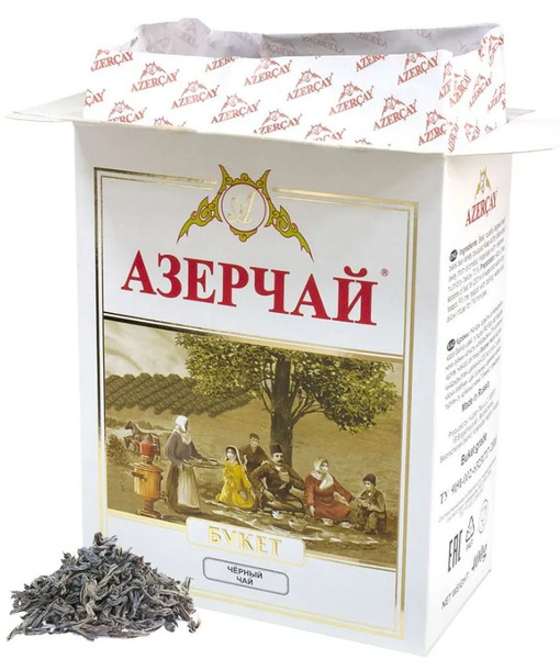 Азерчай Букет 400 гр картон - купить с доставкой по выгодным ценам в ...