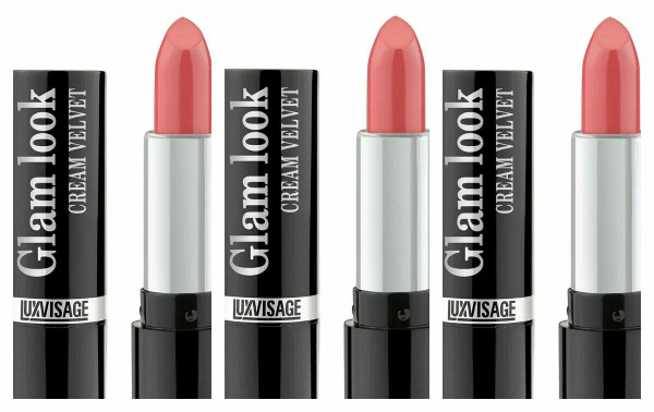 LUXVISAGE Губная помада Glam Look cream velvet, тон 322 арбузный сорбет ...