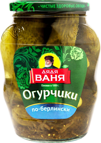 Огурчики маринованные По-Берлински Дядя Ваня, 680г - купить с доставкой ...