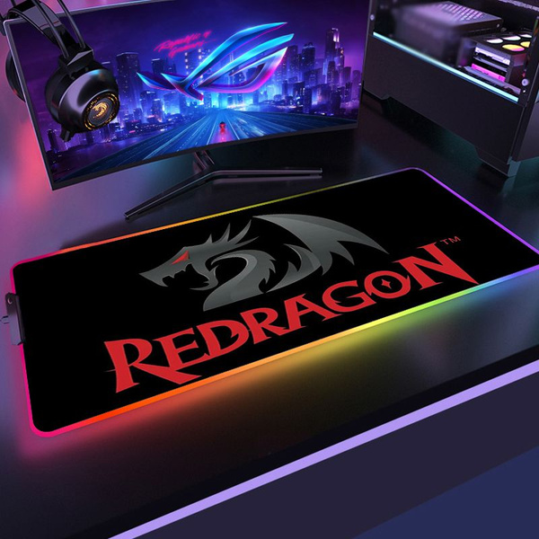 Redragon Коврик для мыши Светящийся коврик для мыши, XXL, лиловый ...