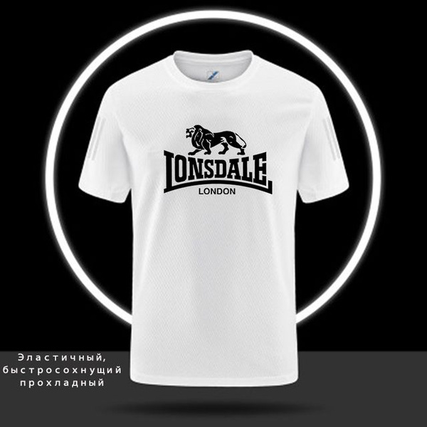 Футболка Lonsdale, размер 54, цвет белый - купить по выгодной цене в ...