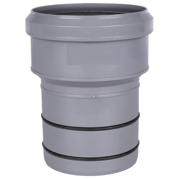 Муфта переxодная 110 х 100 для внутренней канализации полипропиленовая ...