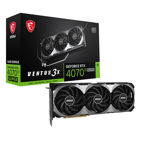 Видеокарта GeForce RTX 4070 Ti SUPER, 16 ГБ GDDR6X - купить по низким ...